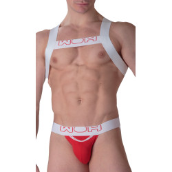 WOH Harnais élastiques Sexy Fun Woh Blanc